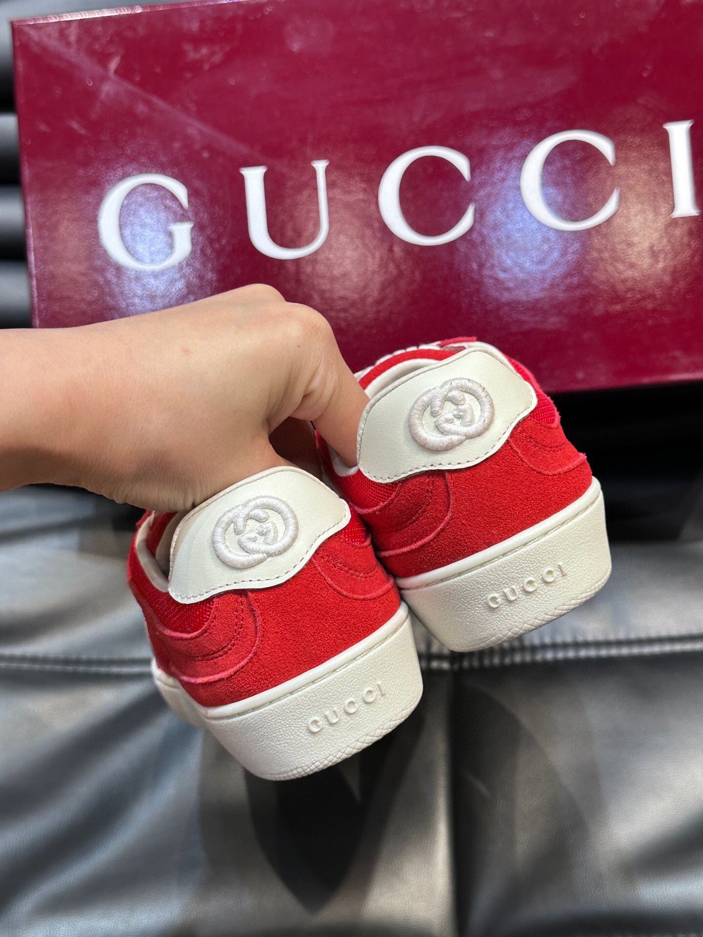 gucci g casual sneakers red size 38-44 - Image 6