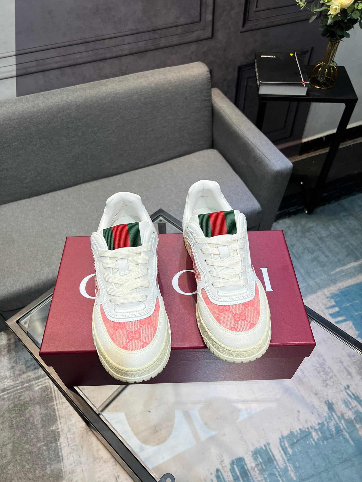 gucci g couples sneakers 35-44 8061310 - Image 6