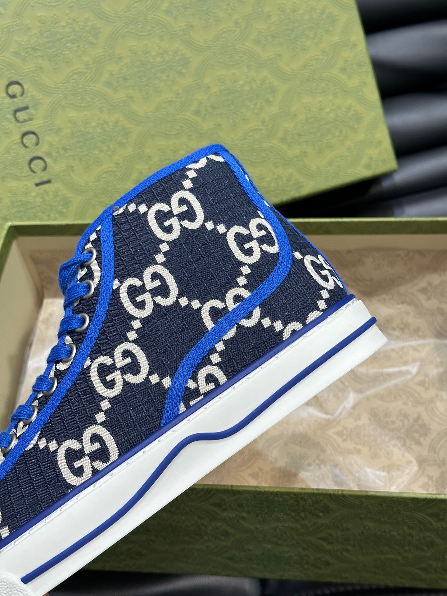 gucci g sneakers in blue, sizes 35-44 - Image 6