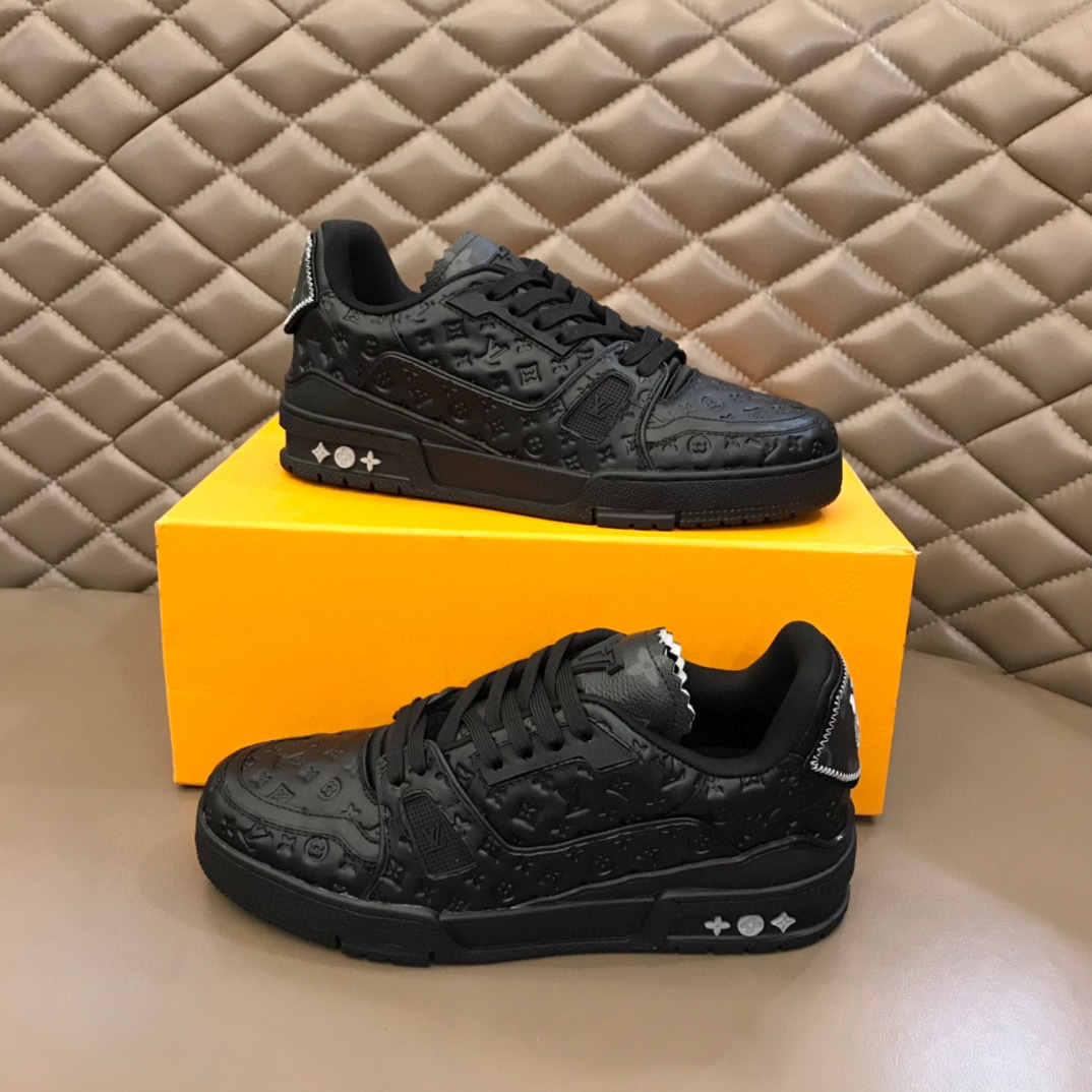 louis vuitton black casual sneakers size 38-44 - Image 6