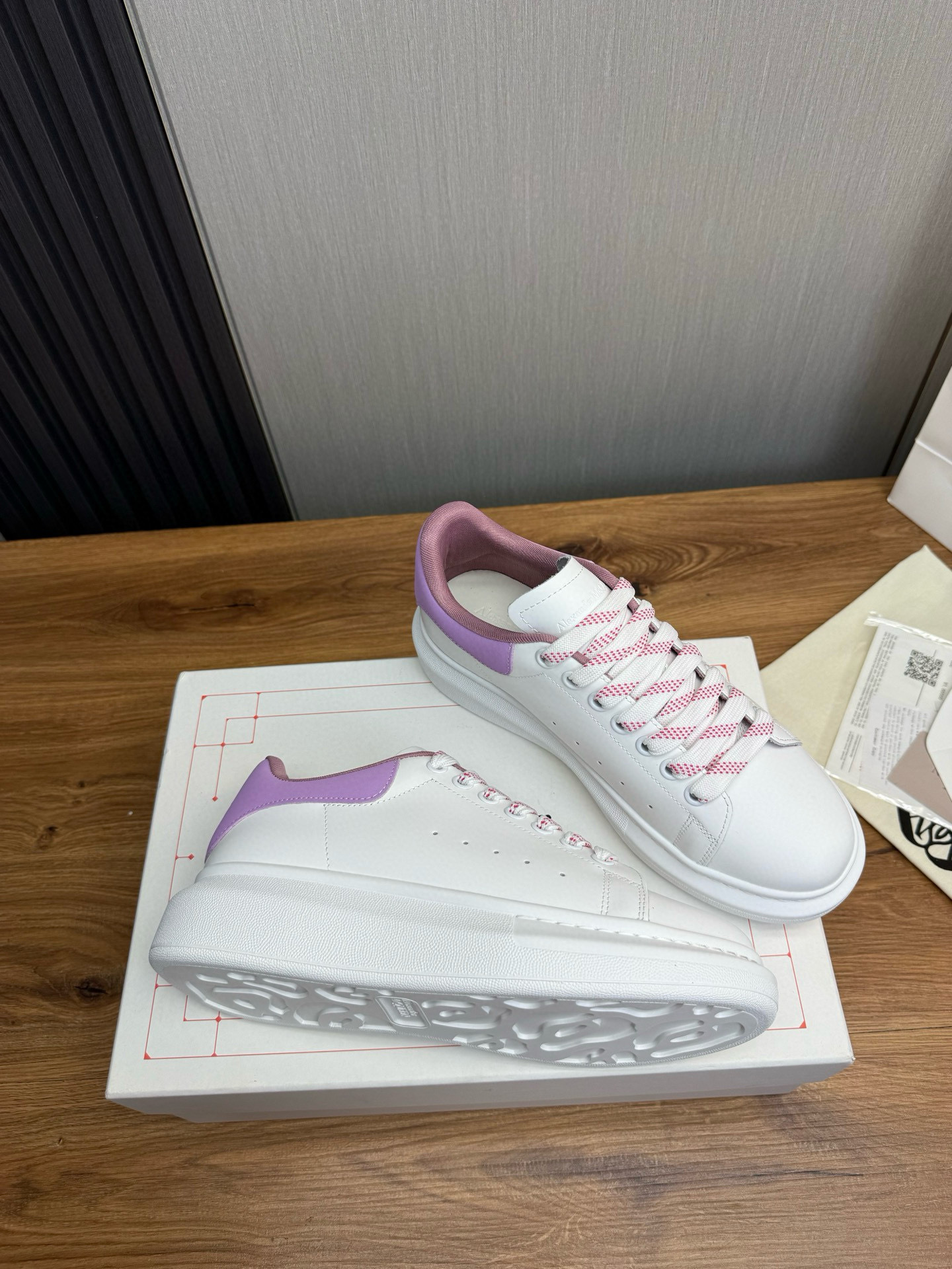 alexander mcqueen couples sneakers 35/44 - white/purple - Image 6