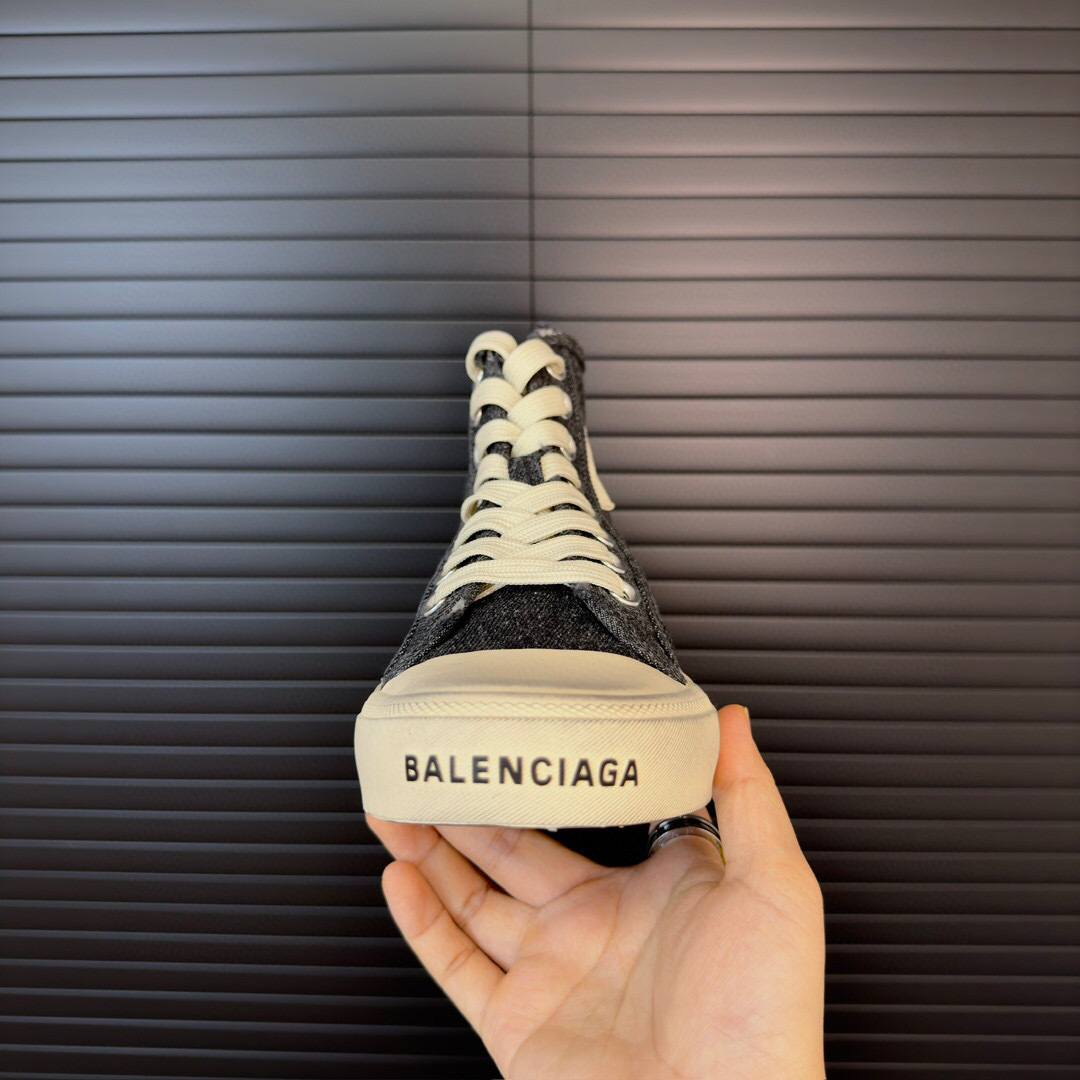balenciaga high-top sneakers in denim - sizes 35-44 - Image 6