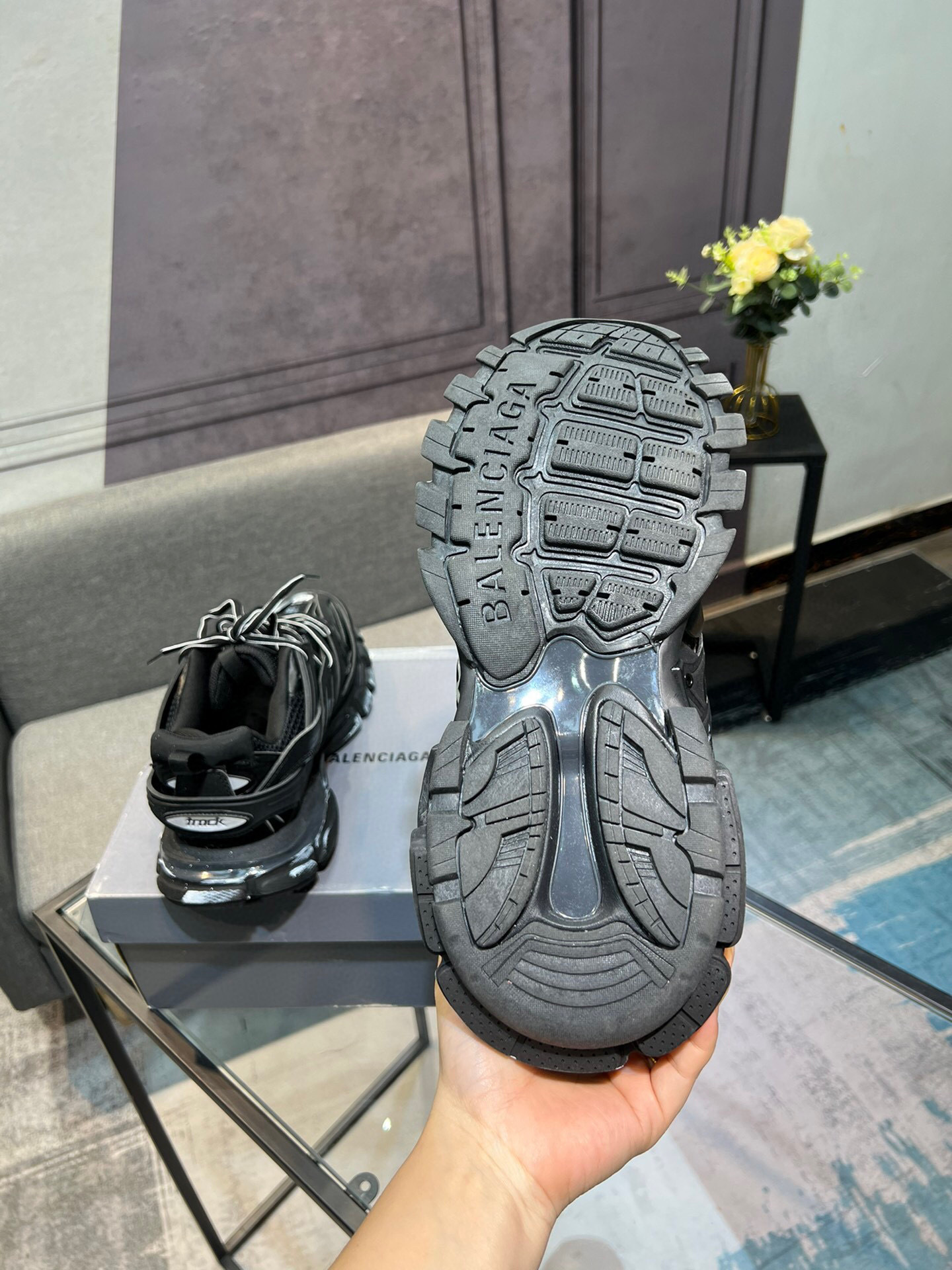 balenciaga unisex sneakers size 35-44 - black - Image 6