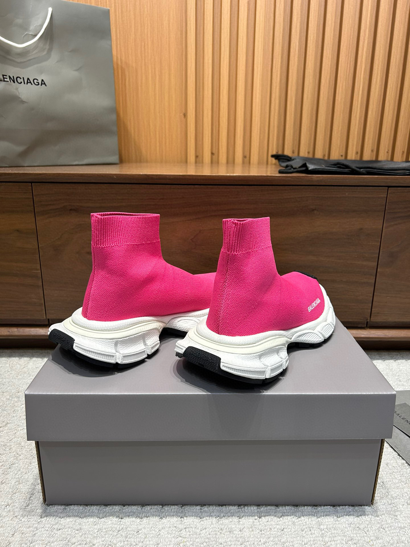 balenciaga pink sock sneakers size 35-44 - Image 6