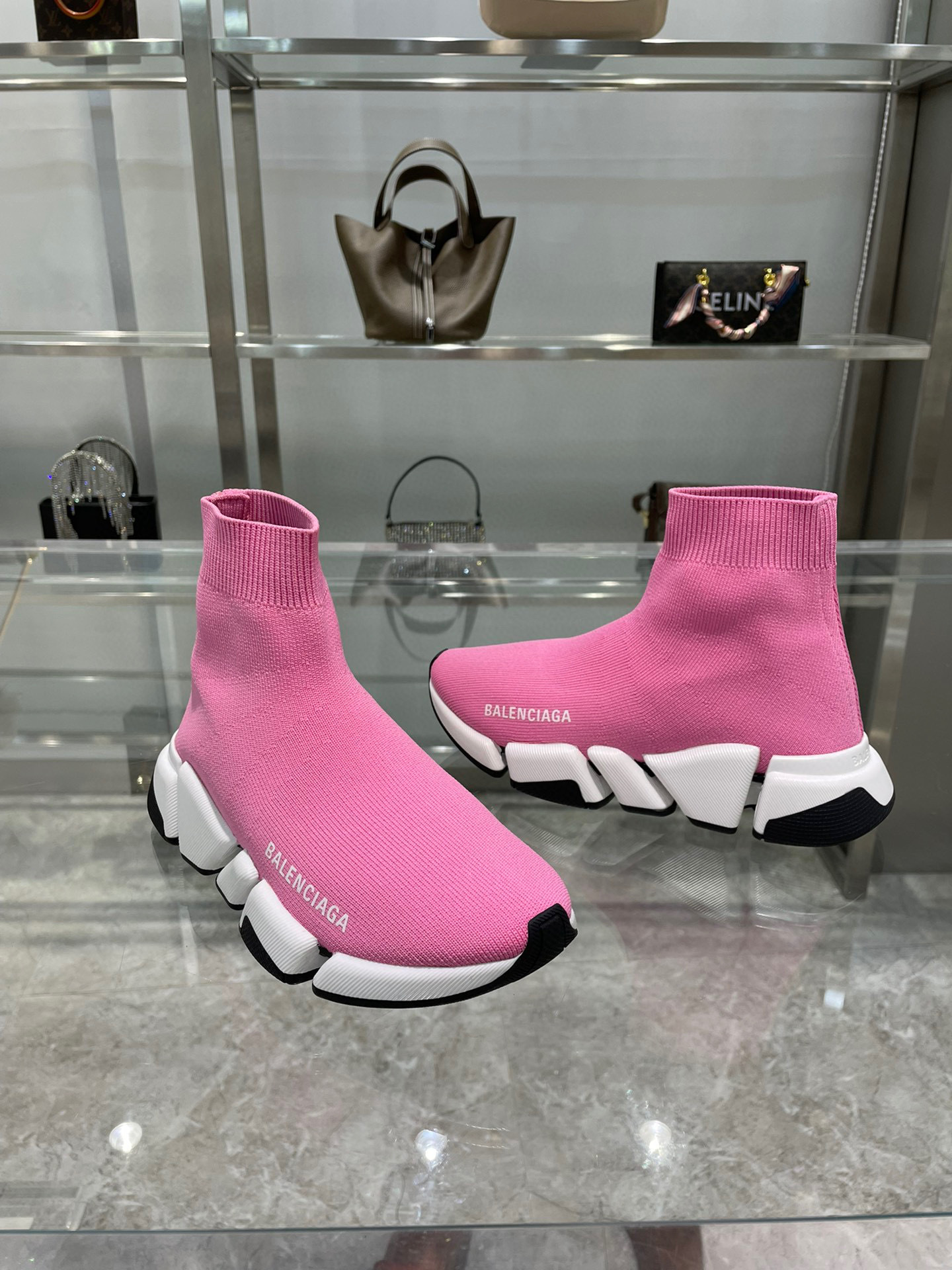 balenciaga pink sock sneakers 35-44 - Image 6