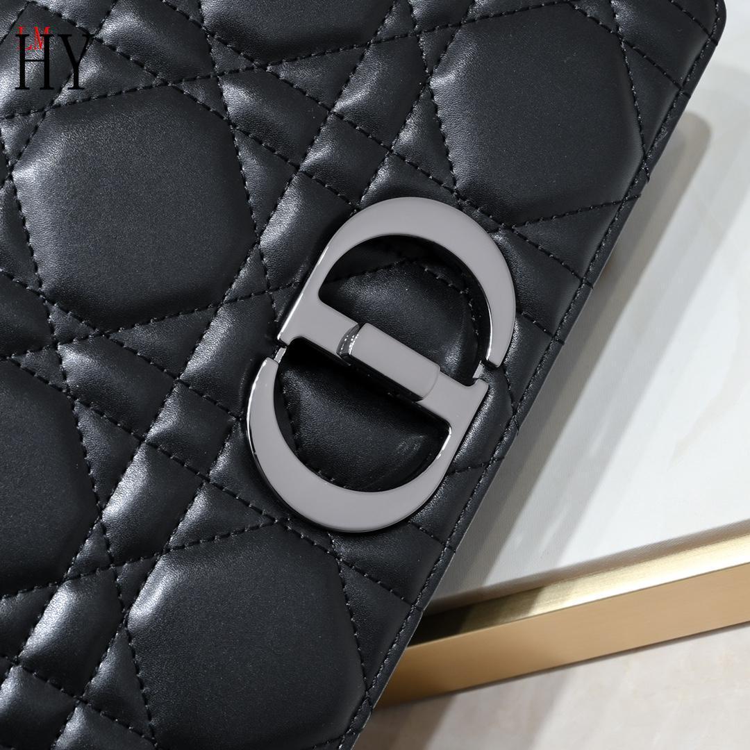 dior 25cm black quilted leather shoulder bag - Image 6