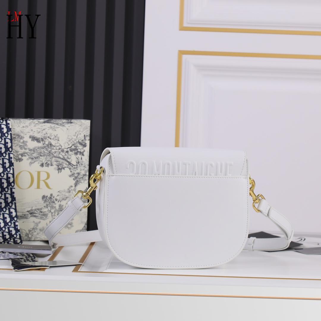 dior white leather crossbody bag - 22cm - Image 6