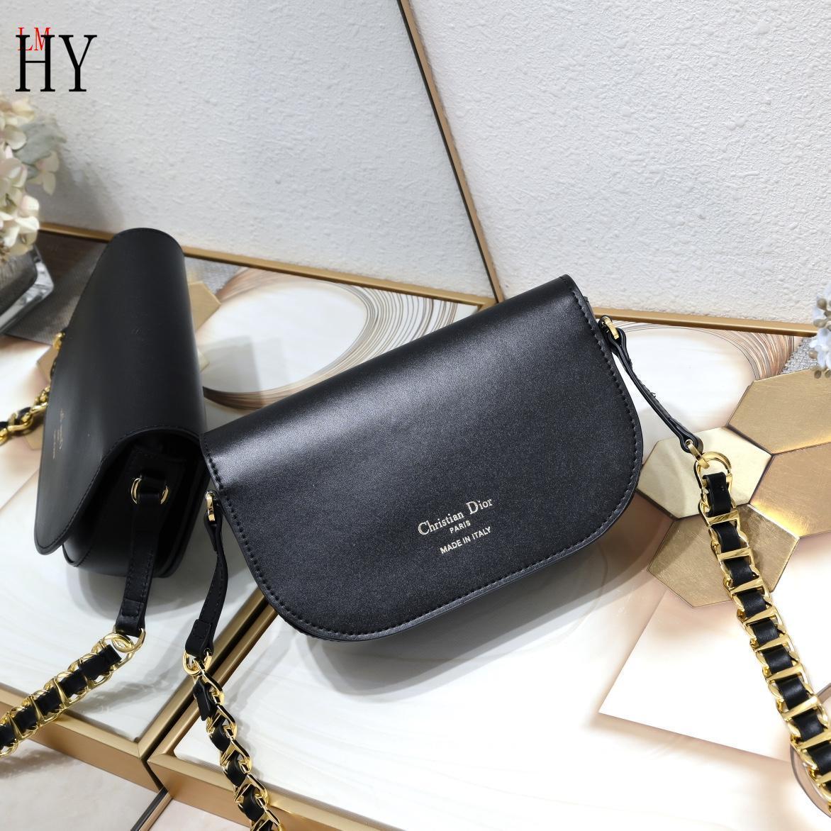 dior black leather crossbody bag - 21*6*12cm - Image 6