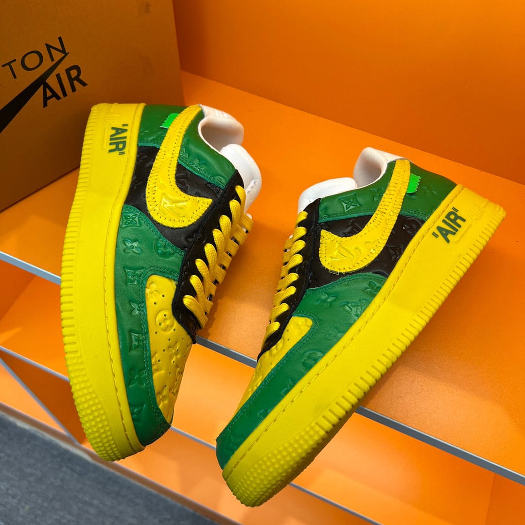 louis vuitton air sneakers 38-44 - yellow/green/black - Image 6