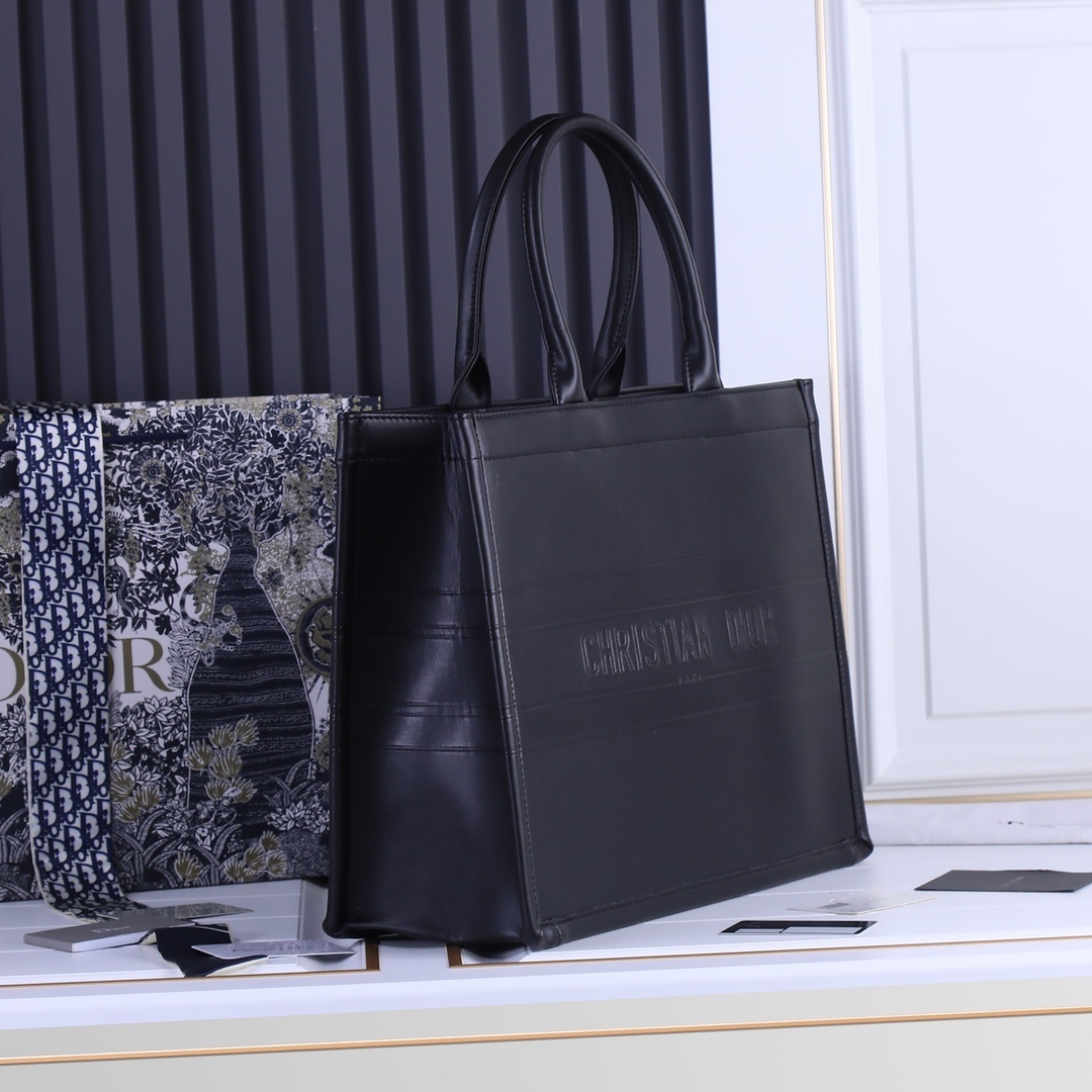 christian dior black tote bag 42x35x15 cm - Image 6