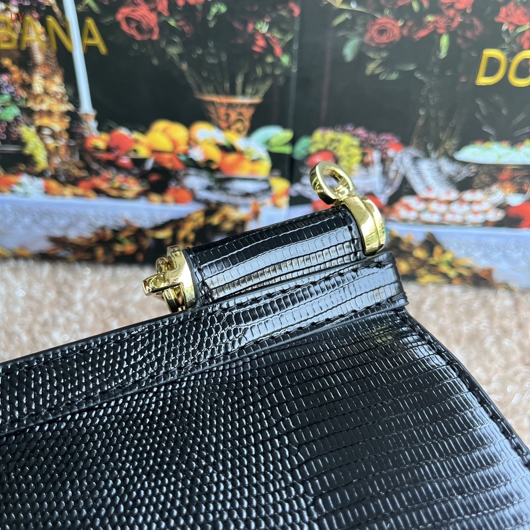 dolce & gabbana black handbag with decorative bow - Image 6