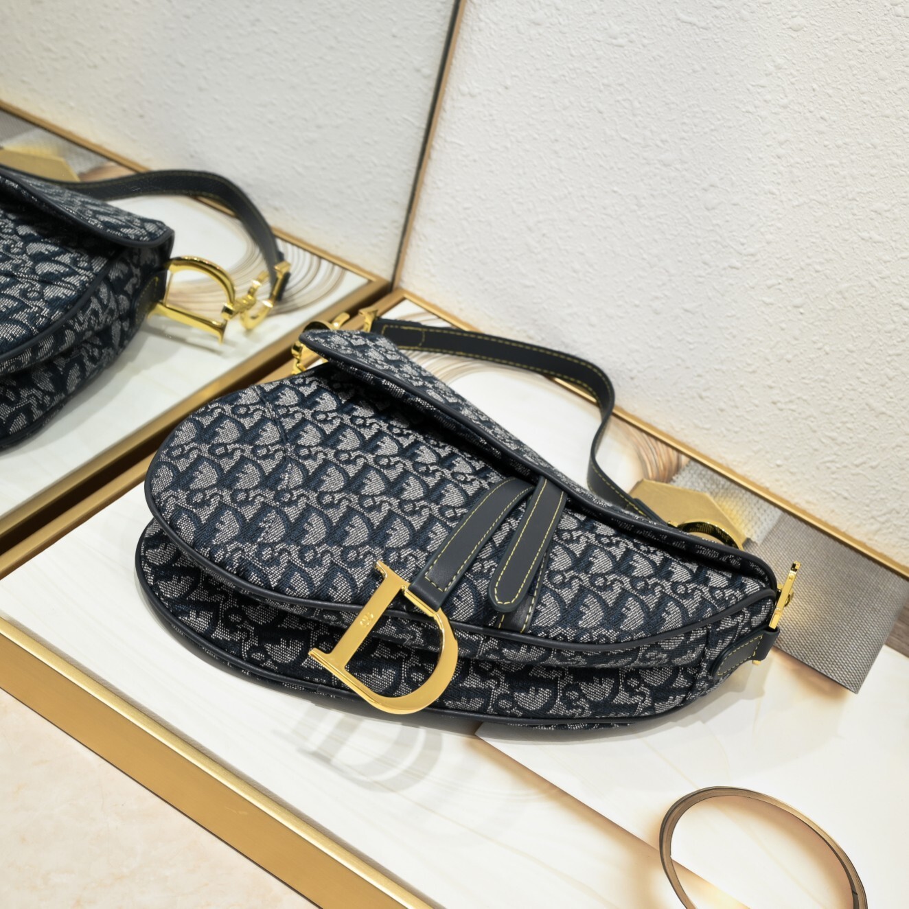 dior saddle bag - 25.5x20x6.5 cm, model 408082 - Image 6