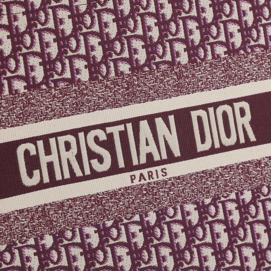 dior 36x20x15cm tote bag - burgundy - Image 6