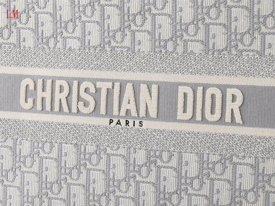 dior christian dior gray tote bag - 36 x 27.5 x 16.8 cm - Image 6