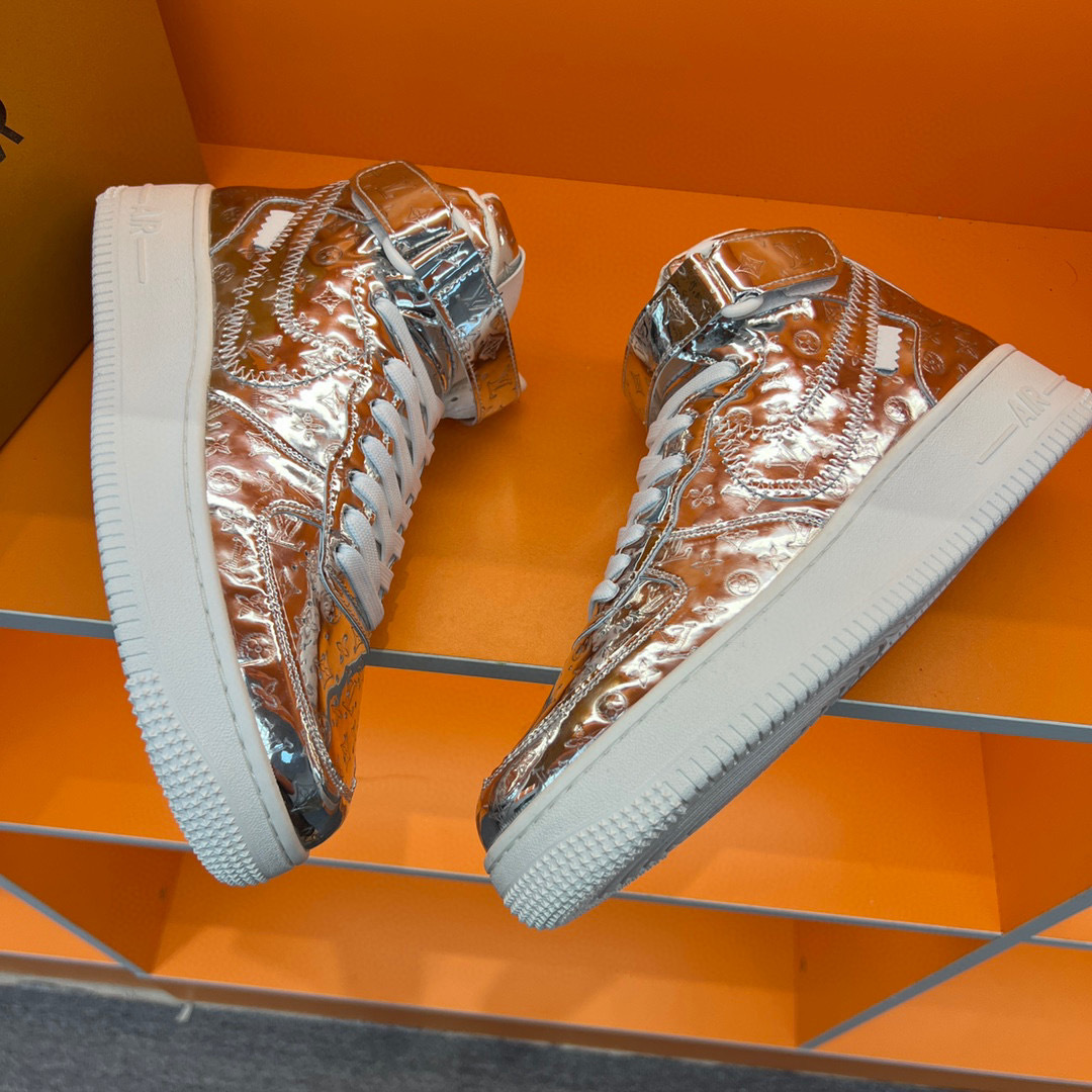 louis vuitton x nike air force 1 high sneakers - size 38-44 - Image 6