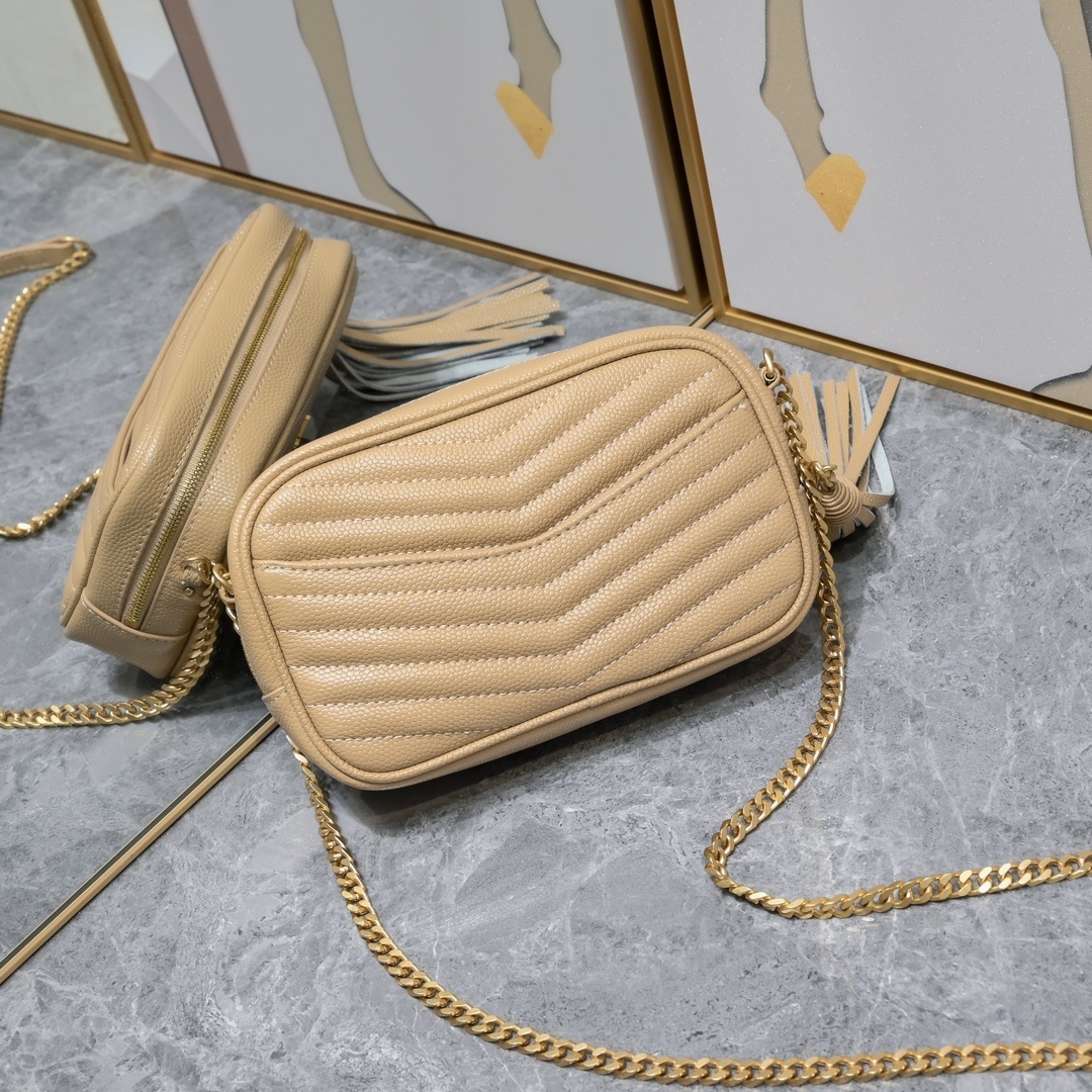 yves saint laurent quilted crossbody bag - 18×10×5cm - Image 6