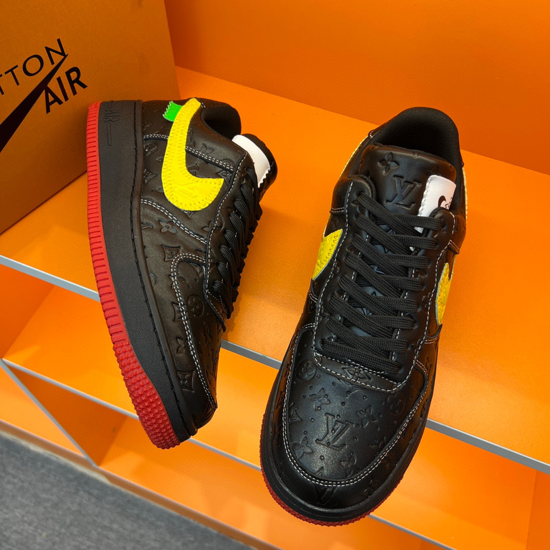 louis vuitton air sneakers 38-44 - black/yellow - Image 6