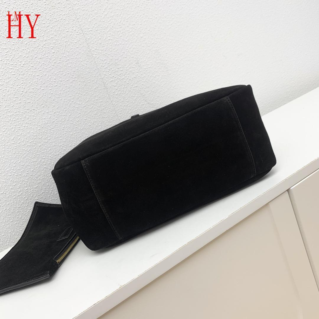 yves saint laurent black suede shoulder bag - Image 6