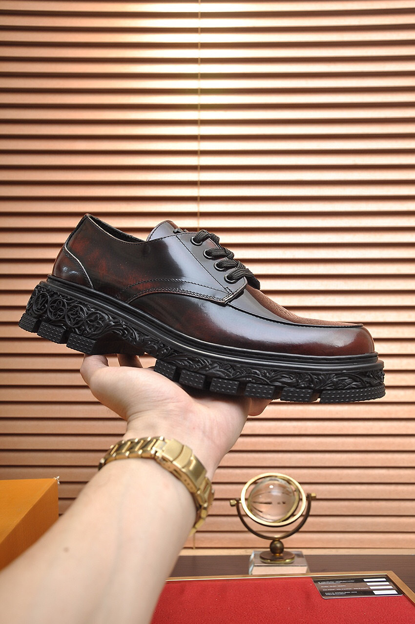 louis vuitton high-end leather shoes size 38-44 - Image 6