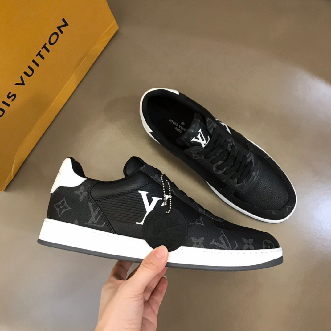 louis vuitton black casual sneakers size 38-44 - Image 3