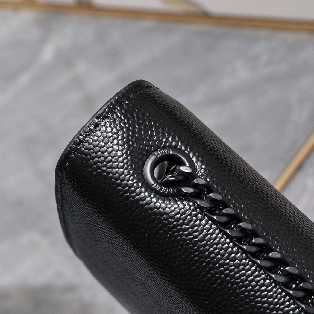 yves saint laurent black leather crossbody bag - Image 6