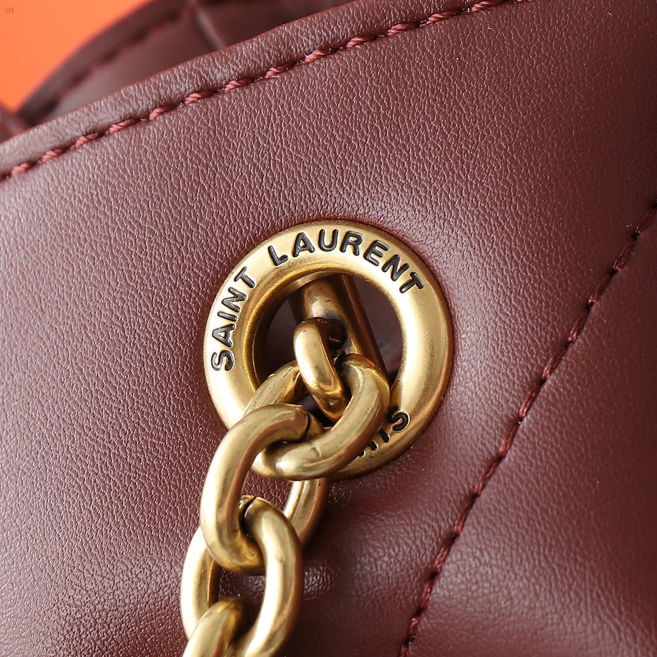 yves saint laurent drawstring bag - 29x25x11 cm - Image 6