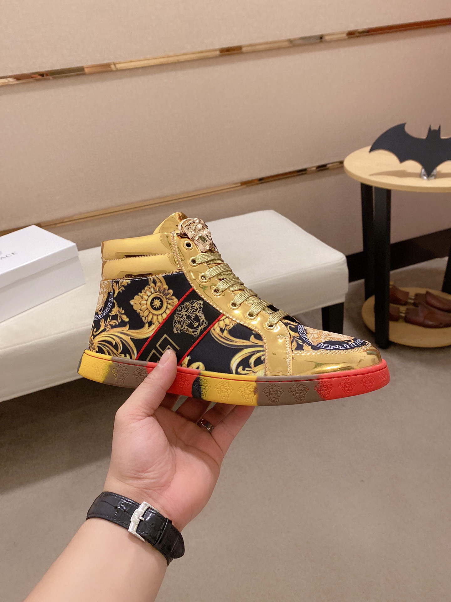 versace high-top sneakers, size 38-44, model 8022230 - Image 6