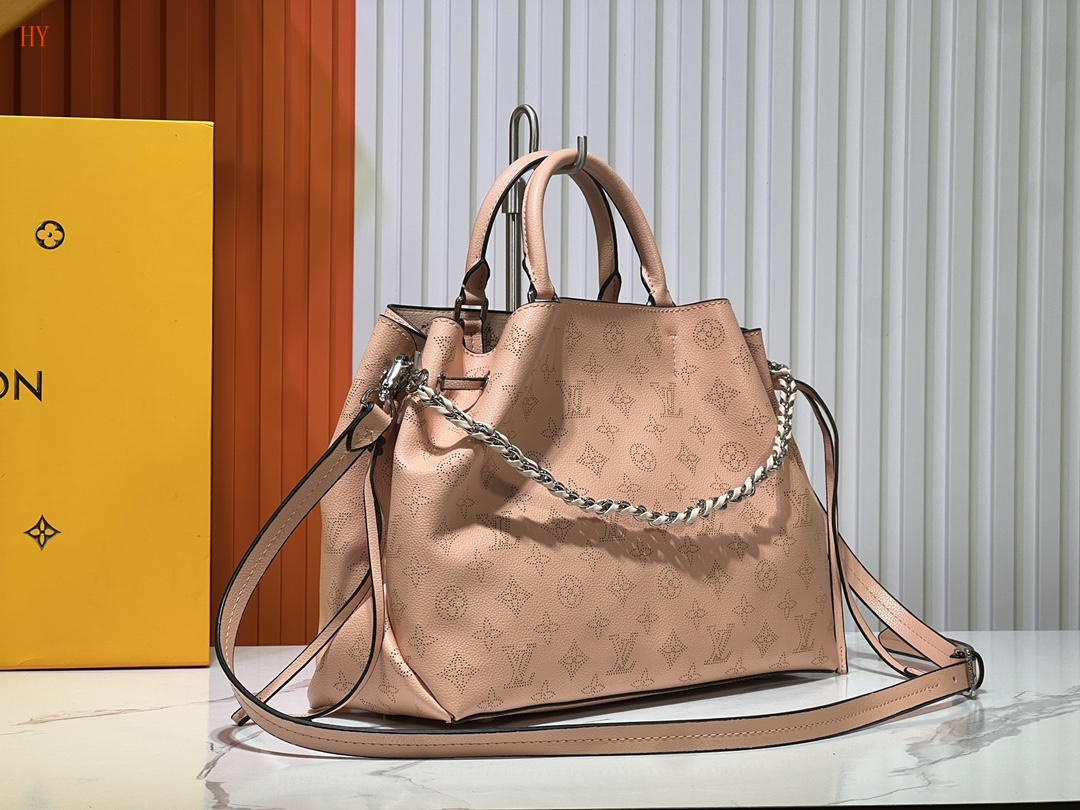 louis vuitton pink monogram bag 32*23*13 - Image 6