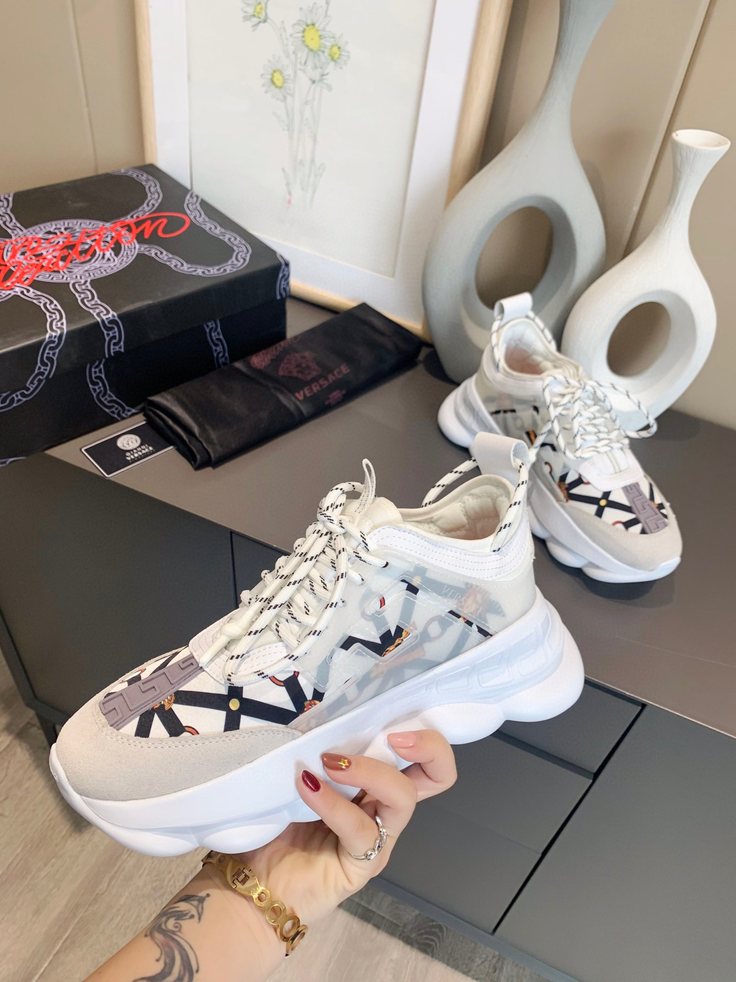 versace unisex dad sneakers 35-44 - Image 7