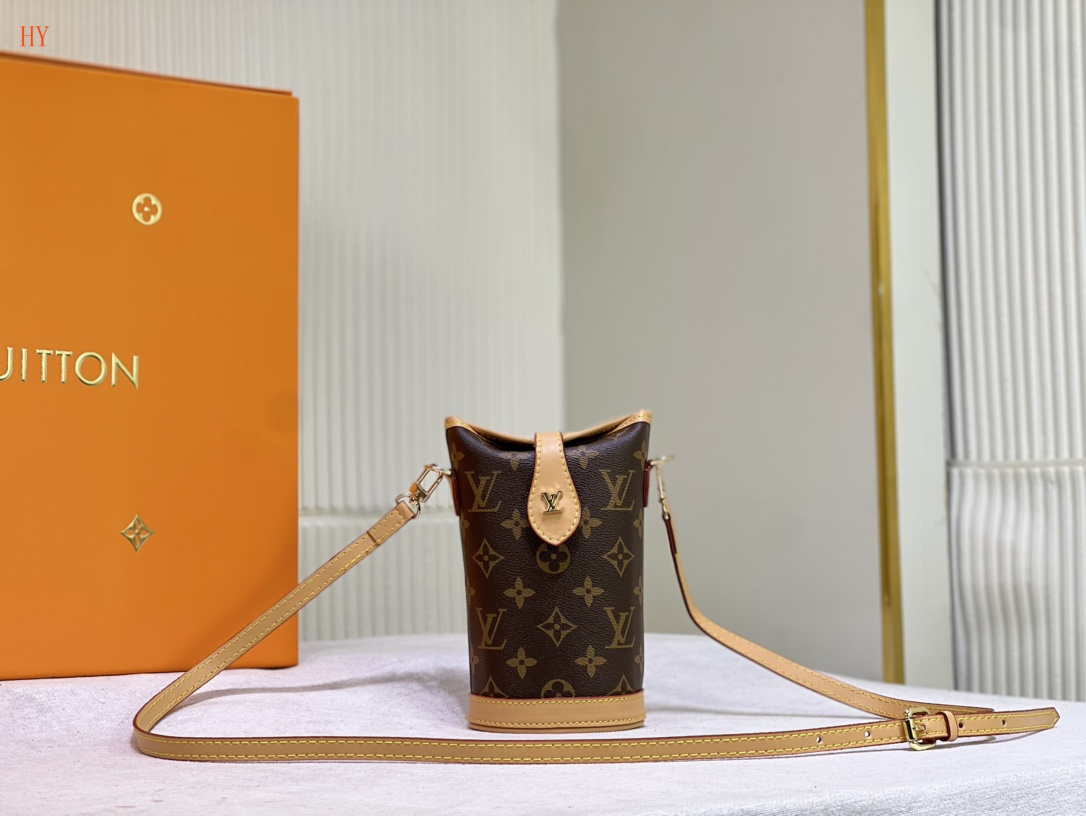 louis vuitton monogram mini bucket bag - 18x14.5x6.5 cm