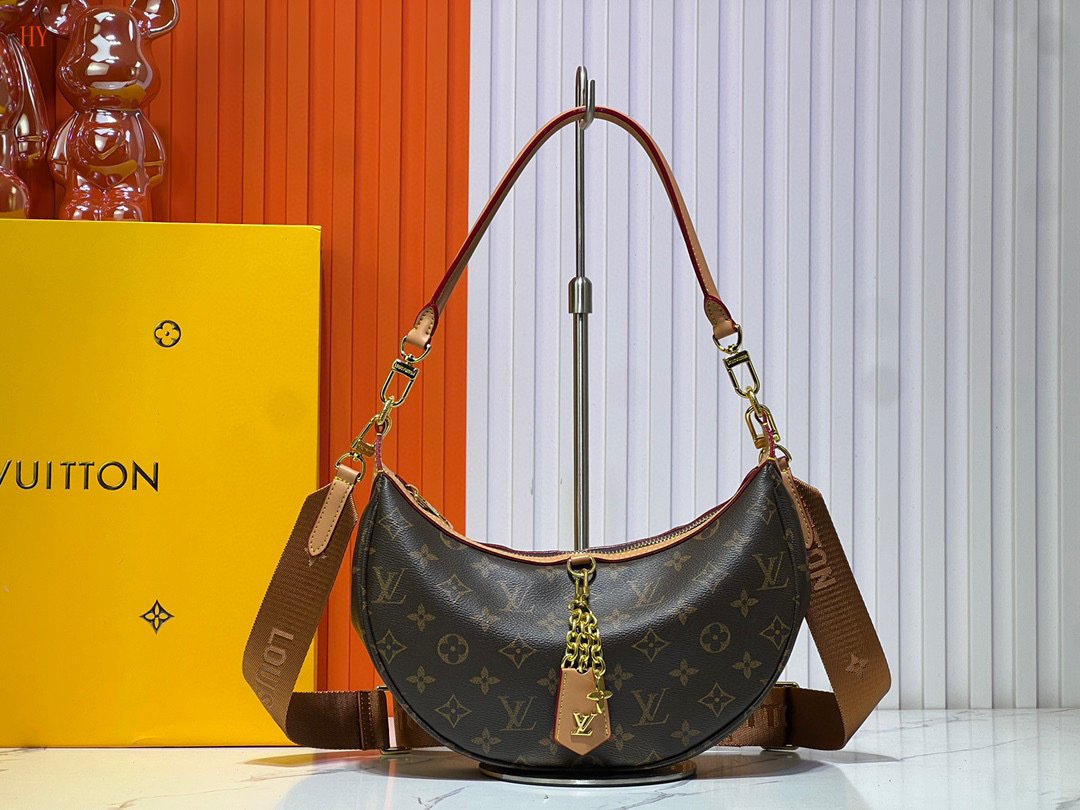 louis vuitton monogram shoulder bag 33*22*9