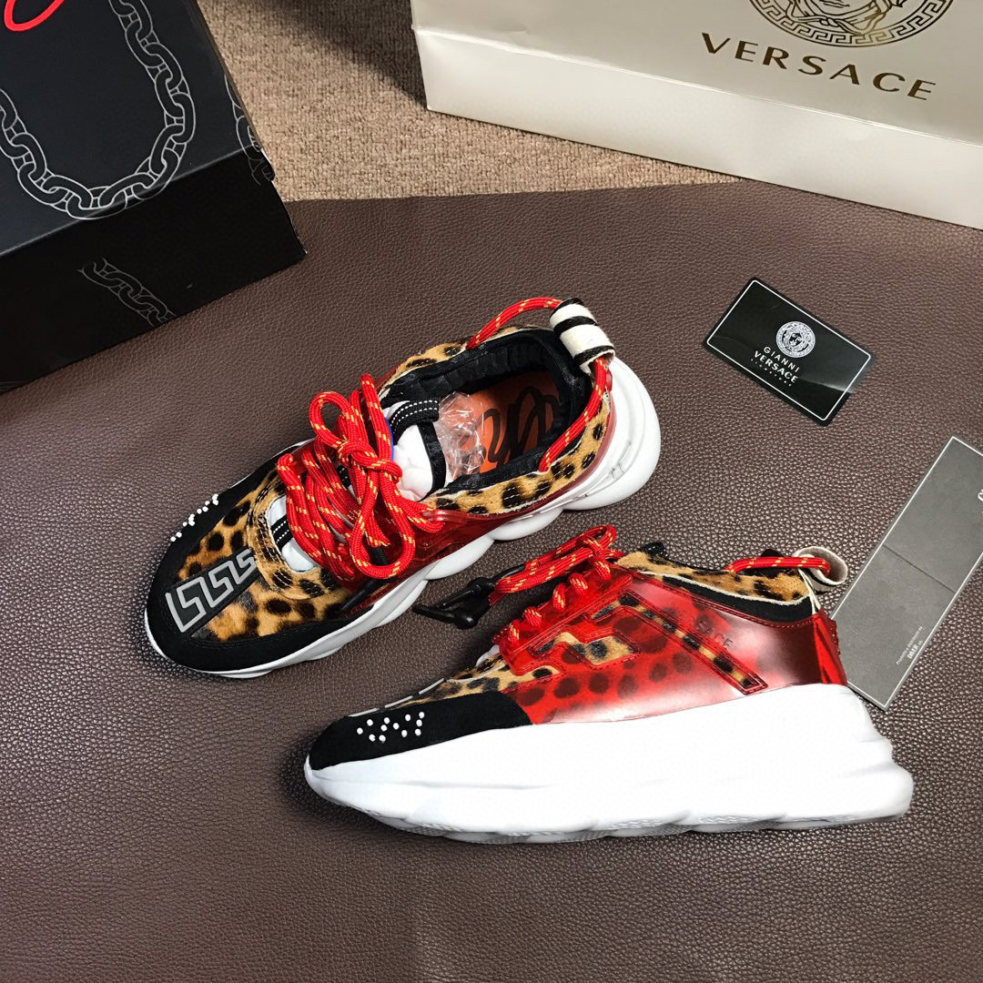 versace leopard print dad sneakers - sizes 35-44 - Image 7