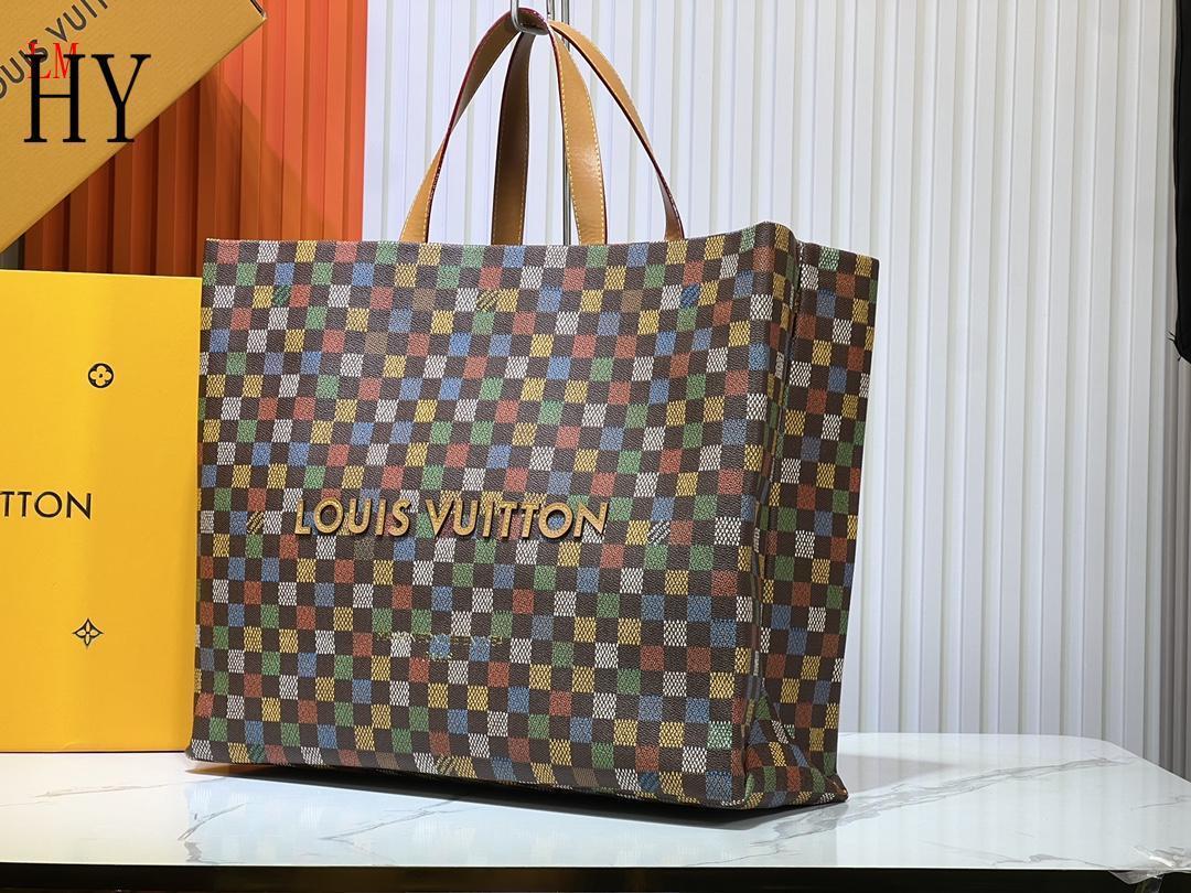 louis vuitton monogram tote bag 40*32*16 - Image 7