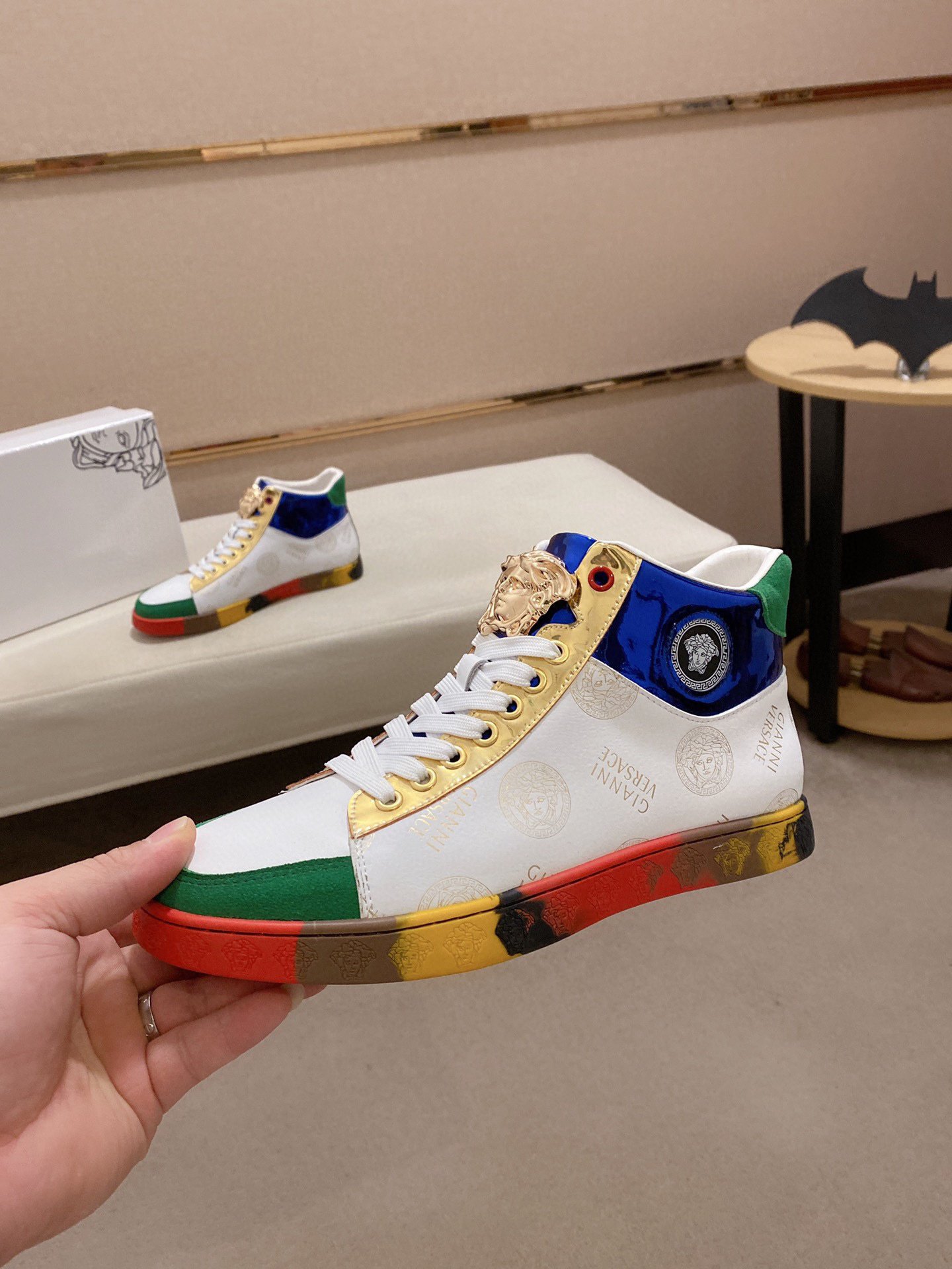 versace high-top sneakers 38-44 - Image 7