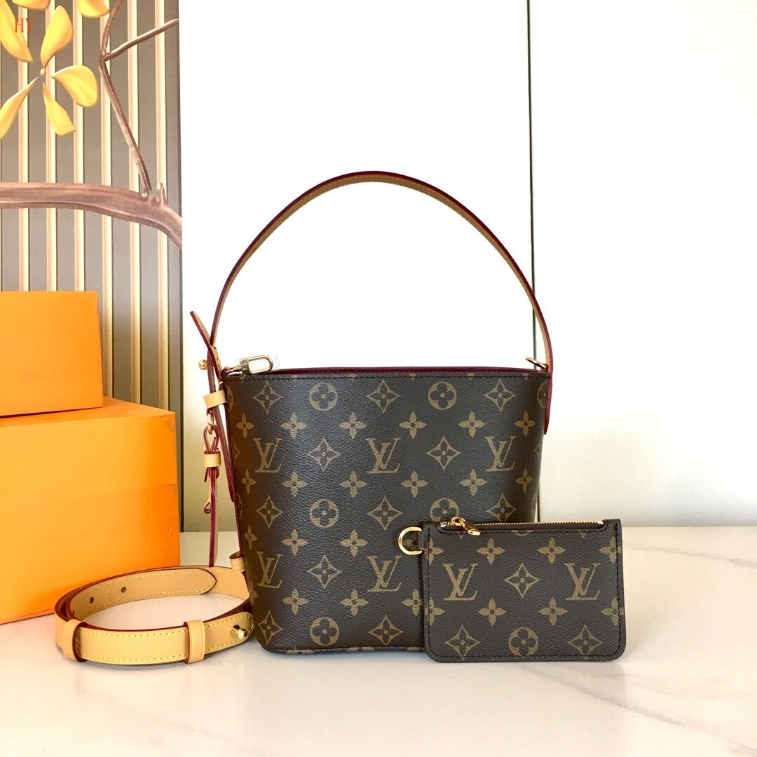 louis vuitton bucket bag set - 18x16x12 cm, sku: 523081
