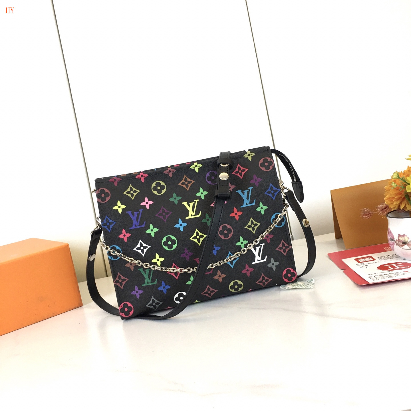 louis vuitton monogram multi-color bag 27x21x6 cm - Image 7