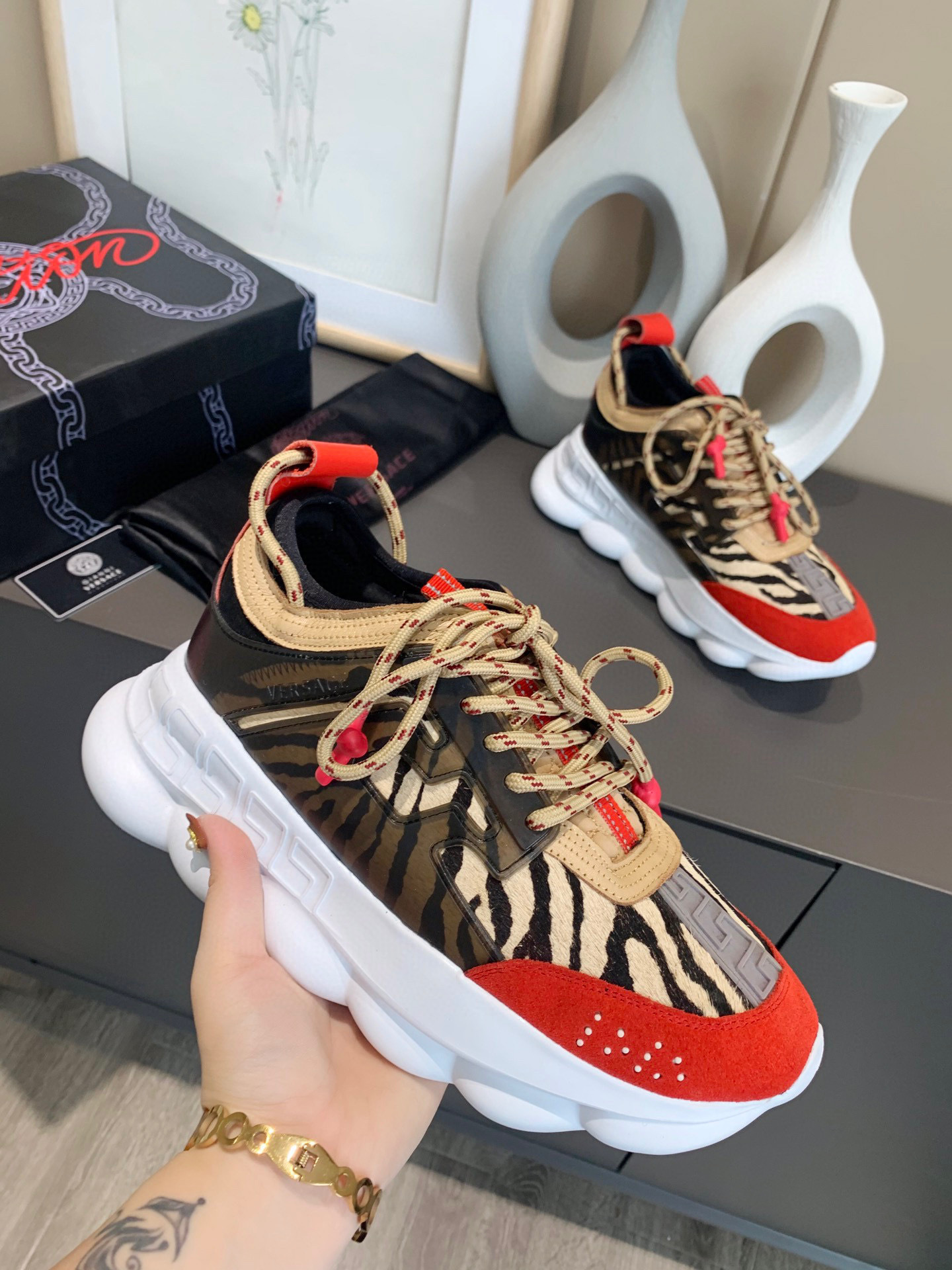 versace couple dad sneakers 35-44 - Image 7