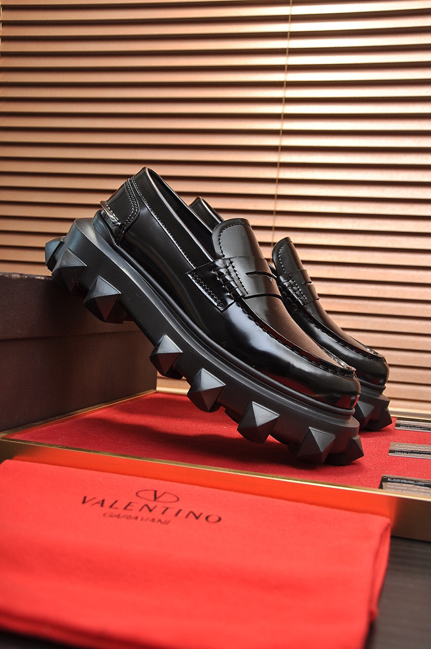 valentino black leather shoes size 38-44 - Image 7