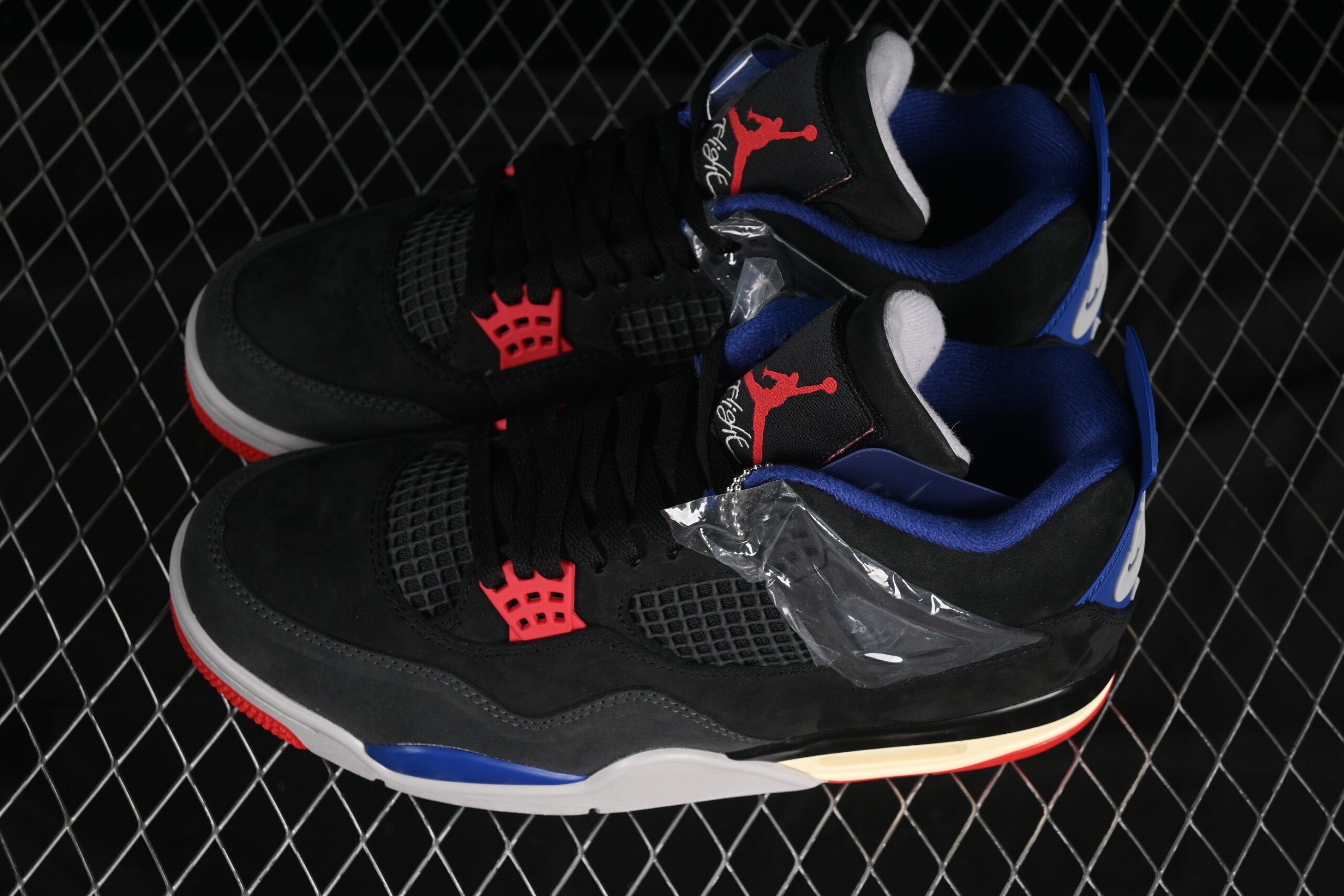 air jordan 4 retro 'lase' fv5029-003 - black/grey/blue - Image 3