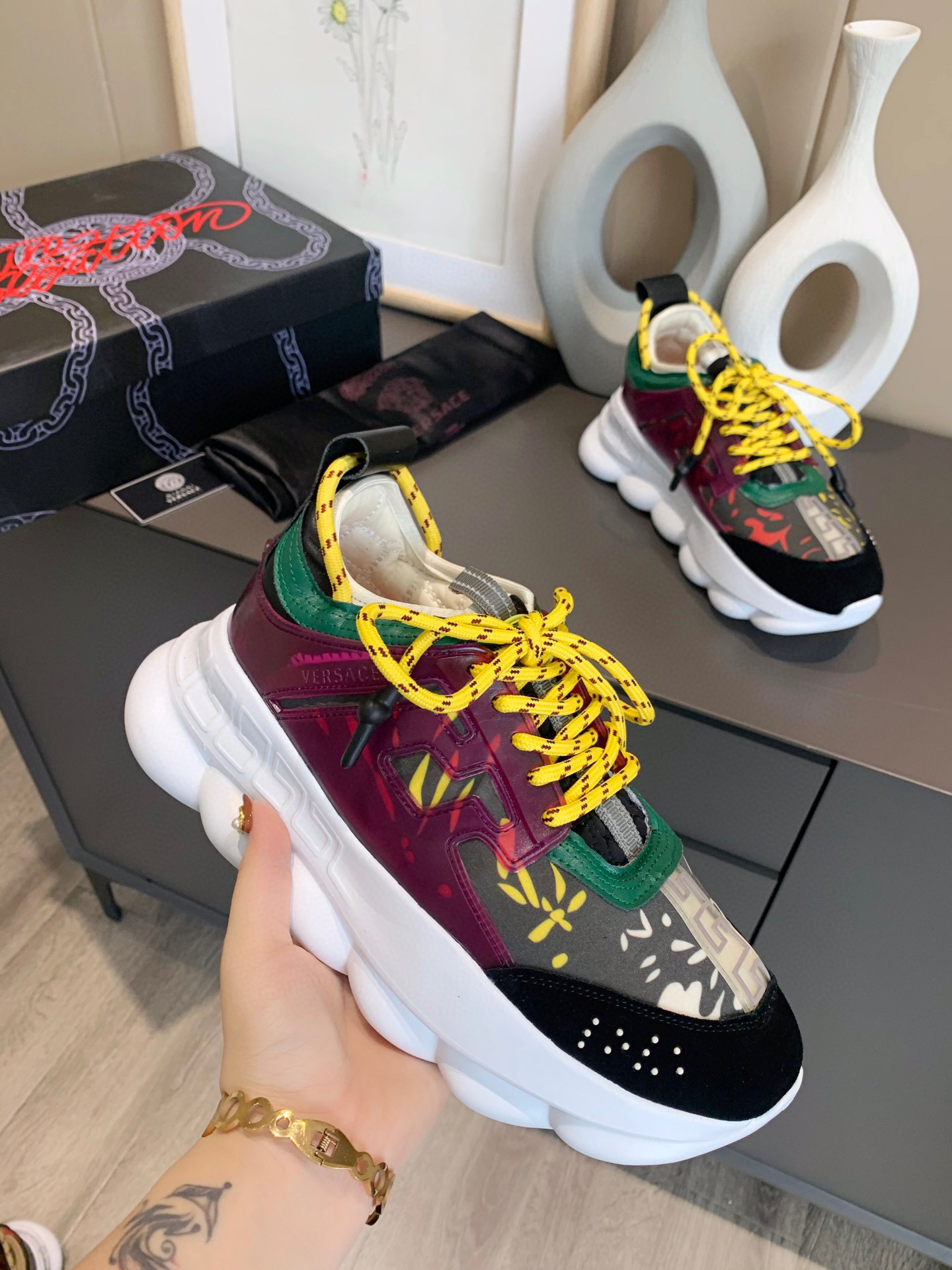 versace couples dad sneakers 35-44 - Image 7