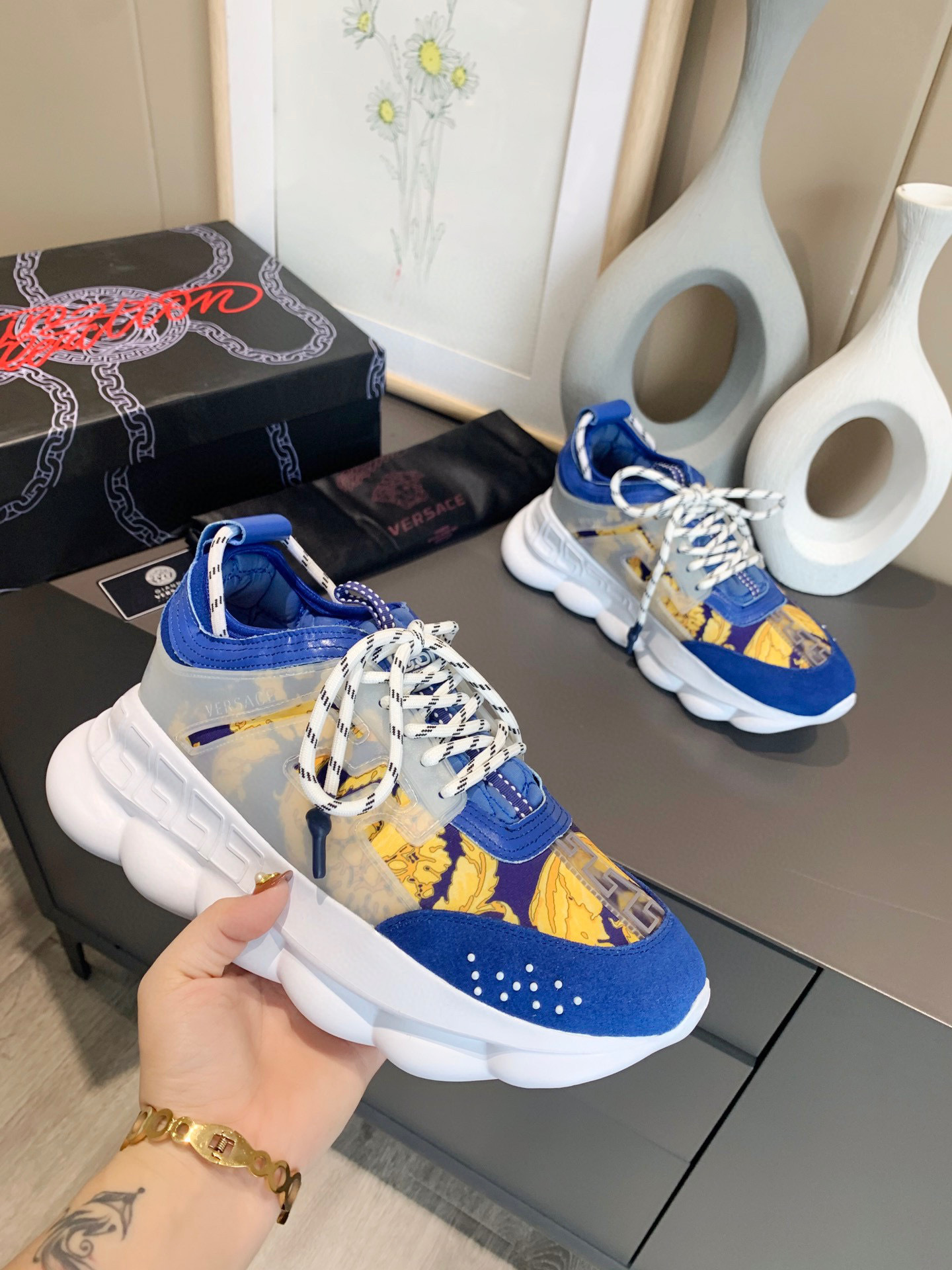 versace couple's dad sneakers - size 35-44 - Image 7