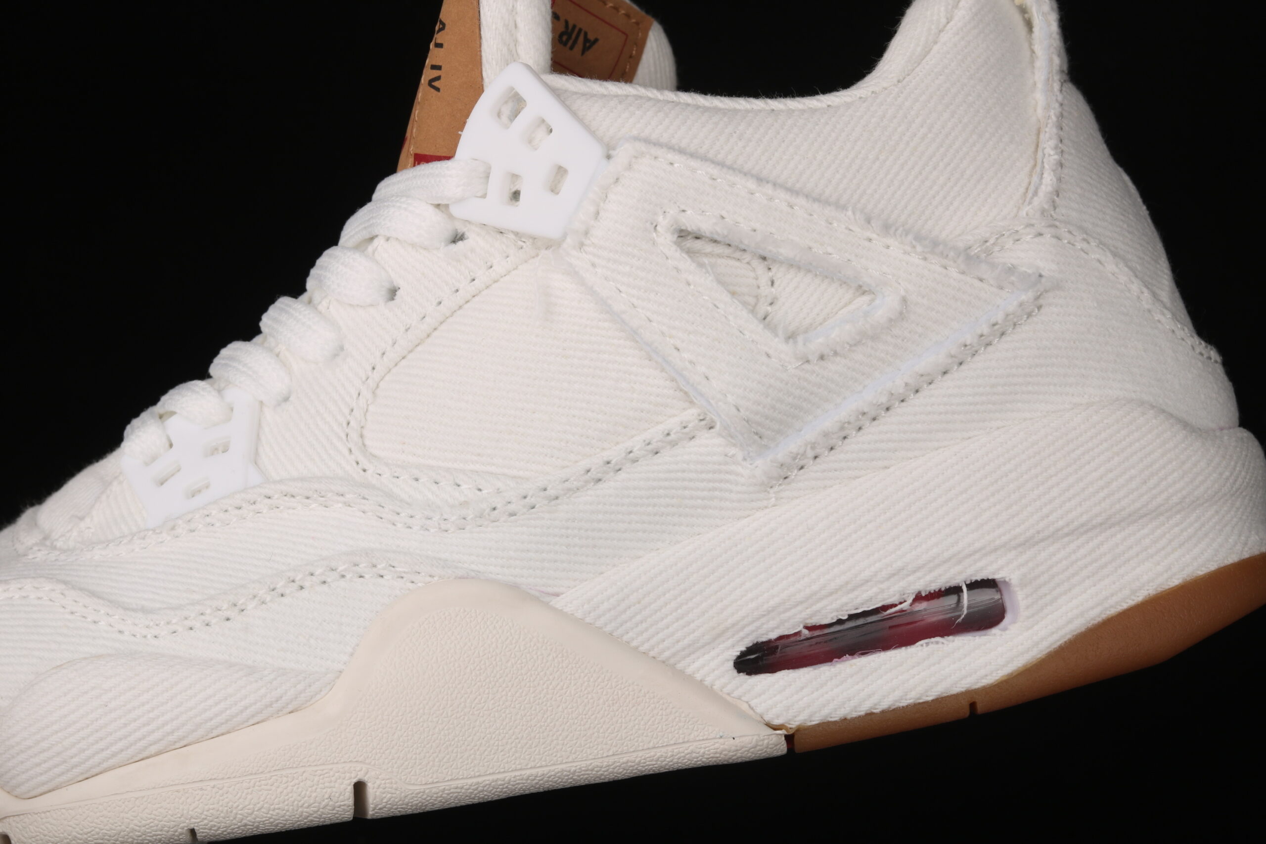 levi's x air jordan 4 retro aj4 denim white ao2571-100 - Image 8
