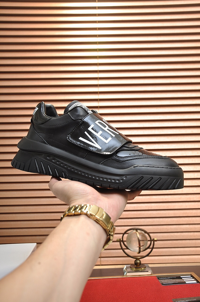 versace casual sneakers black size 38-44 - Image 7