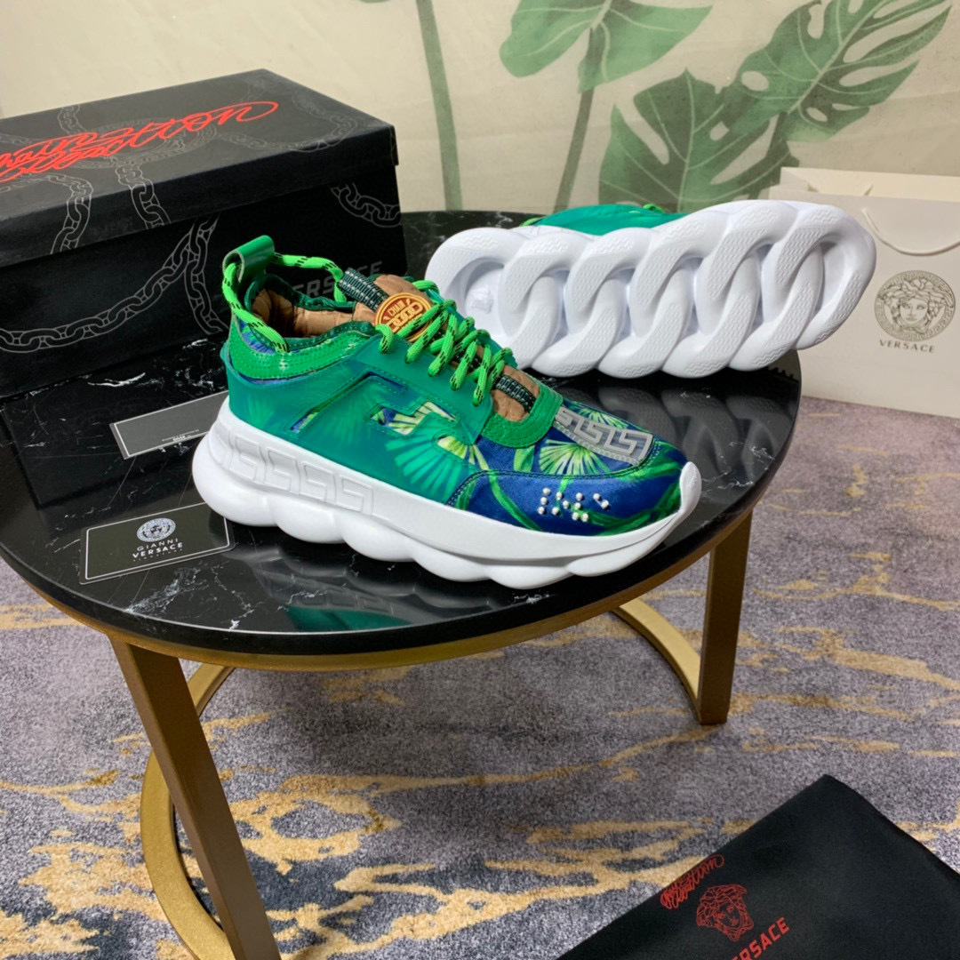 versace green couple's dad sneakers 35-44 - Image 7