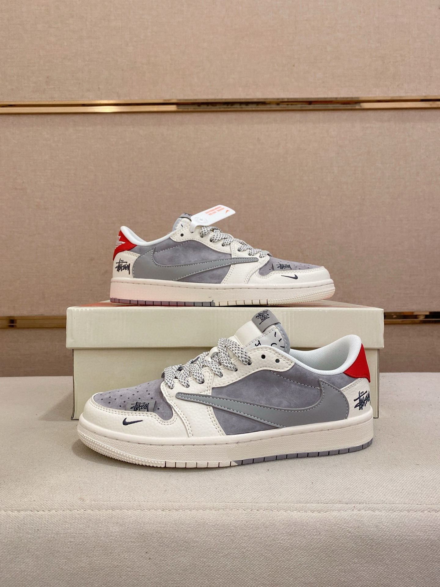 louis vuitton x supreme air jordan 1 low - size 35/44 - Image 7