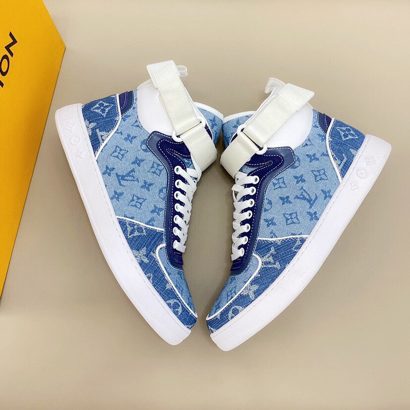louis vuitton high-top sneakers for couples - size 35-44 - Image 7
