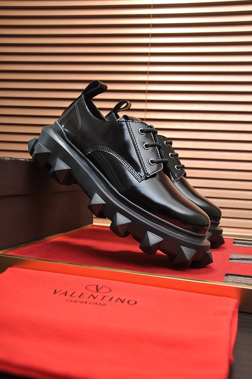 valentino men's leather shoes, size 38-44, model 8060400 - Image 7