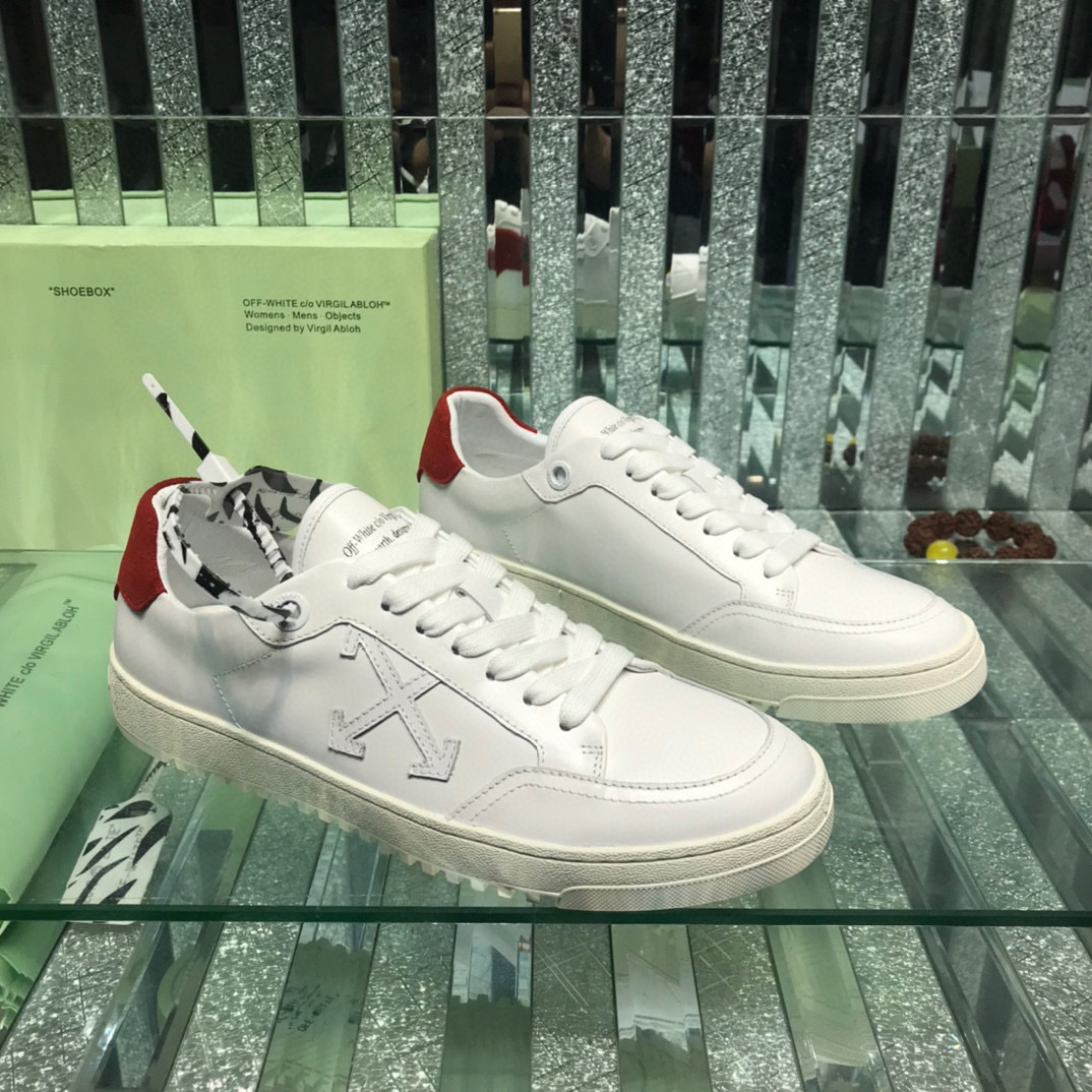 off-white sneakers size 38-44 - white/red - Image 7