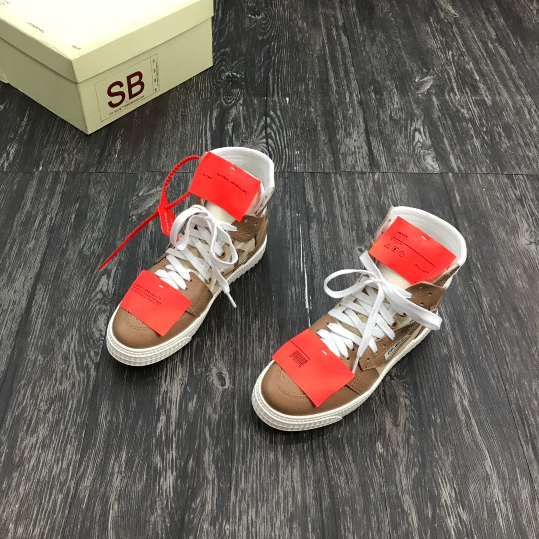 off-white high-top sneakers for couples, sizes 35-44 - Image 7