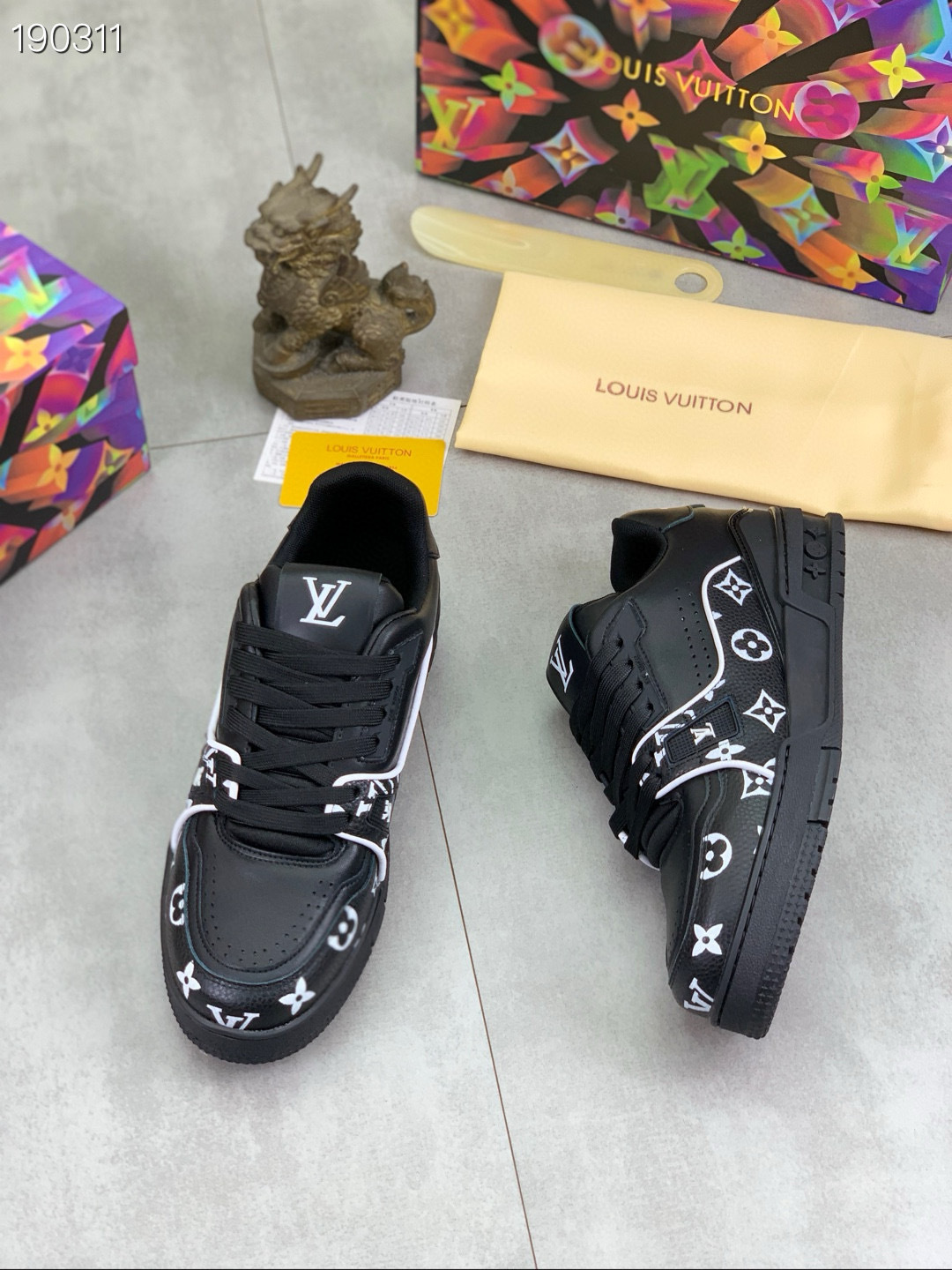 louis vuitton l sneakers size 38-44 cl320 - Image 7